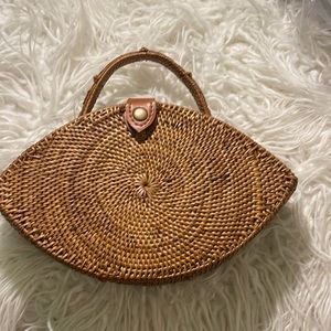 Anthropologie Bali Eye Satchel Bag. NEW